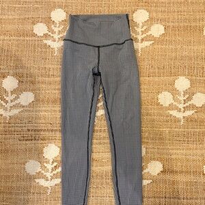 ALO Yoga Black and White Checkered Leggings